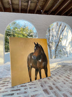 Load image into Gallery viewer, Mocha Horse Portrait
