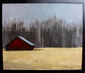 Red Barn on the Prairie