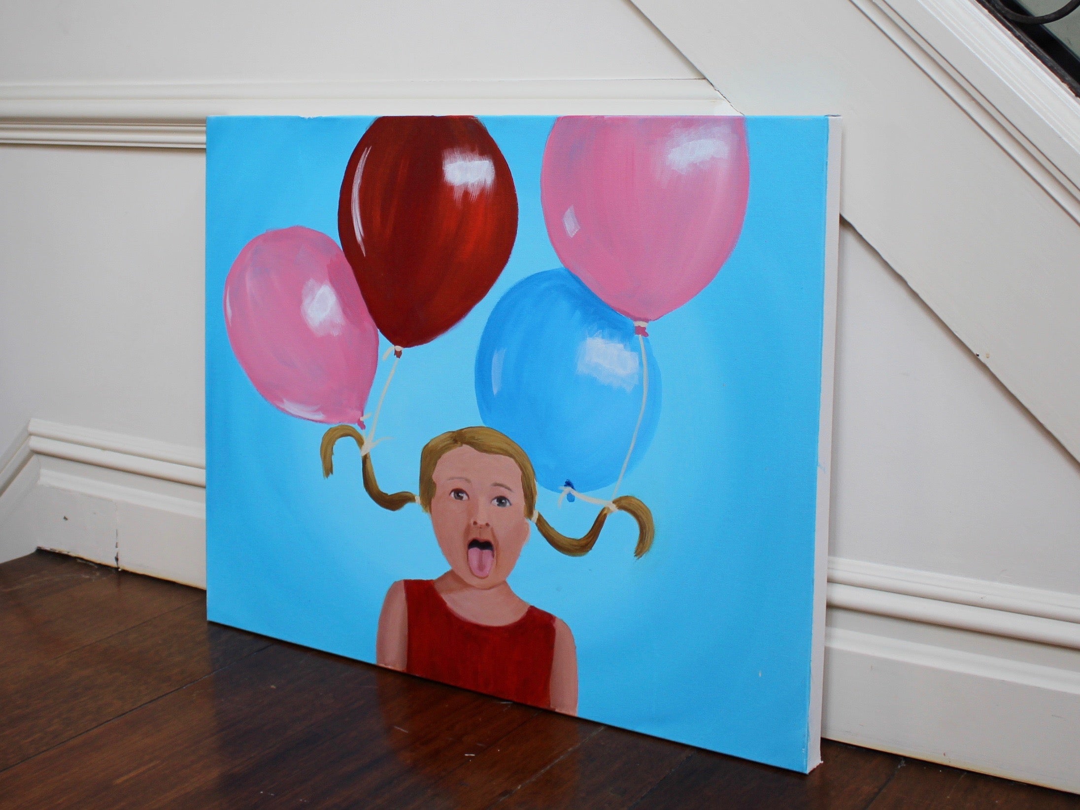 Girl with Balloons